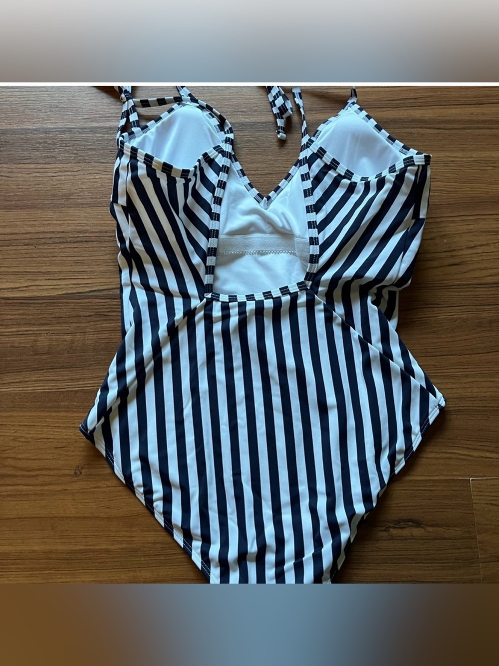 Southern Tide Striped One Piece Bathing Suit - Picture 3 of 6